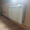 Монтаж радиаторов в двухэтажном деревянном каркасном доме 160 кв.м