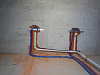 Монтаж водоснабжения и канализации трубами REHAU в таунхаусе
